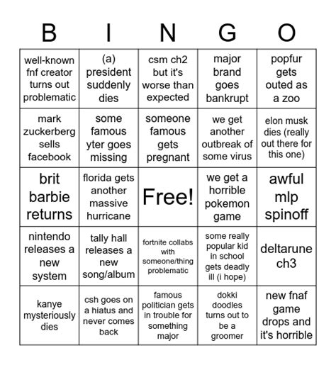 bingo predictions.